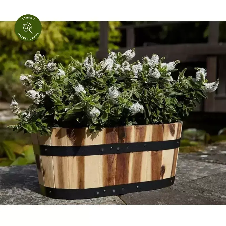 Applewood Trough Planter - Medium 3 Applewood Trough Planter - Medium