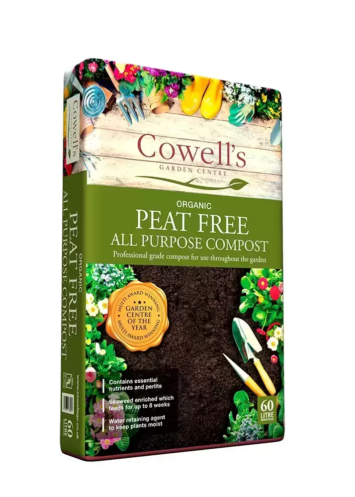 Cowell's All Purpose Peat Free Compost 60L 3 Cowell's All Purpose Peat Free Compost 60L
