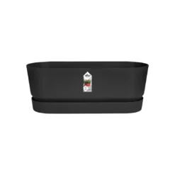 Elho® Greenville Trough Long 50cm Living Black