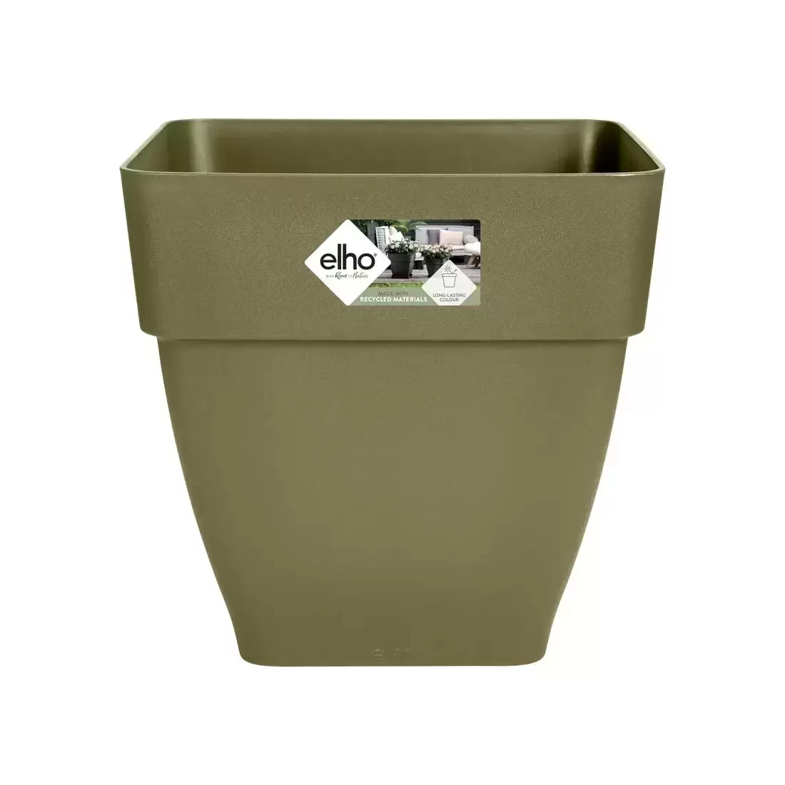 Elho® Vibia Campana Square 30cm Sage Green 3 Elho® Vibia Campana Square 30cm Sage Green
