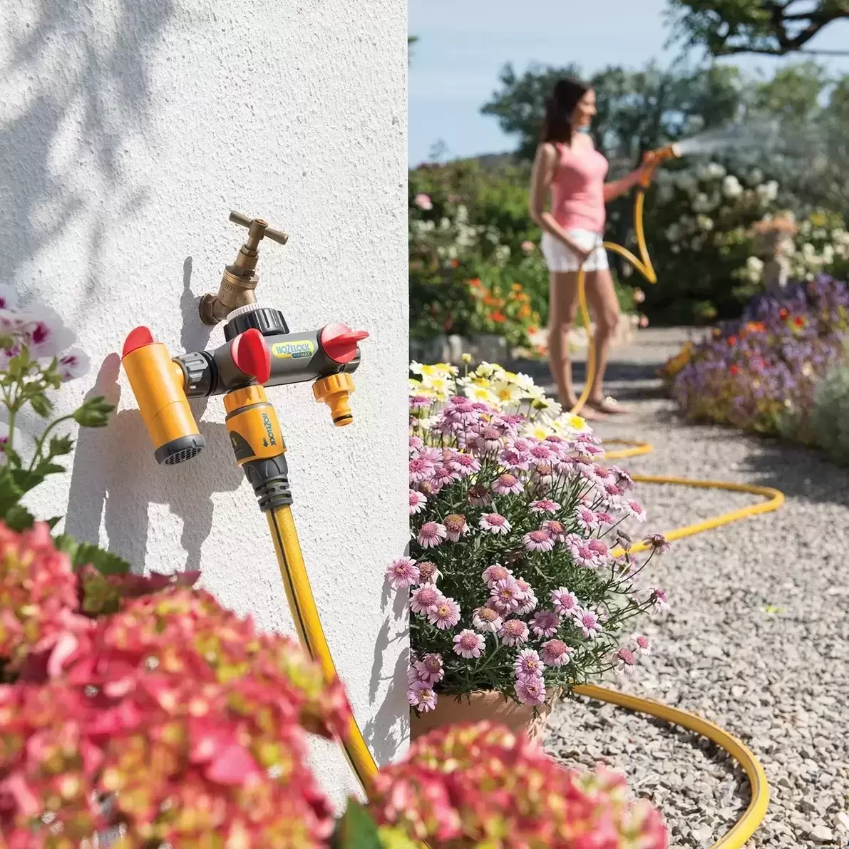 Hozelock 3 Way Tap Connector Flow Max 4 Hozelock 3 Way Tap Connector Flow Max - Image 2