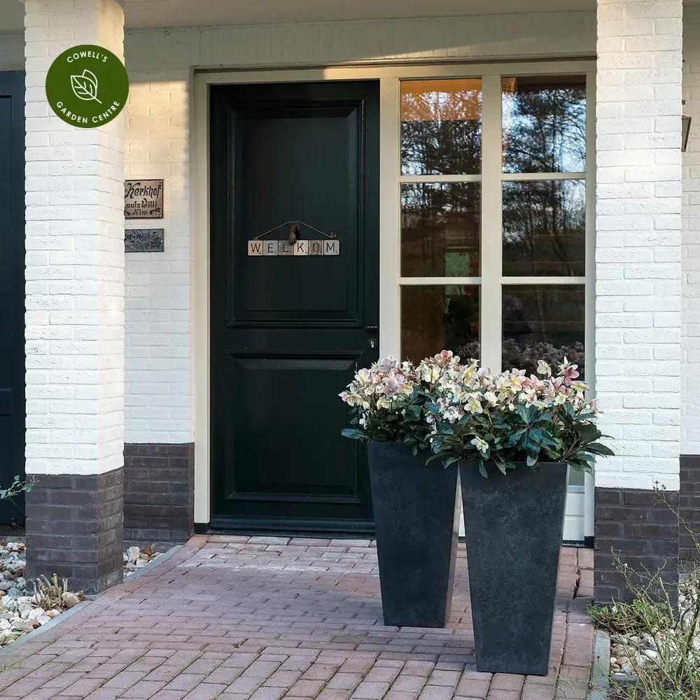 Ivyline Ella Black Vase - Medium 4 Ivyline Ella Black Vase - Medium - Image 2