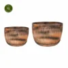 Ivyline Hampton Copper Bowl Planter Set Of 2 -Garden Care Supply Store ivyline hampton copper bowl planter set of two 1000x1000 64f6e485ea3ba l