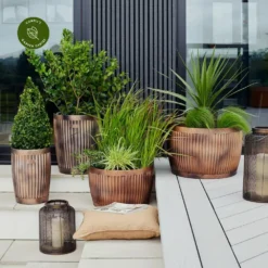 Ivyline Hampton Copper Bowl Planter Set Of 2 7 Ivyline Hampton Copper Bowl Planter Set Of 2 -Garden Care Supply Store ivyline hampton copper bowl planter set of two 1000x1000 64f6e485eb69d l