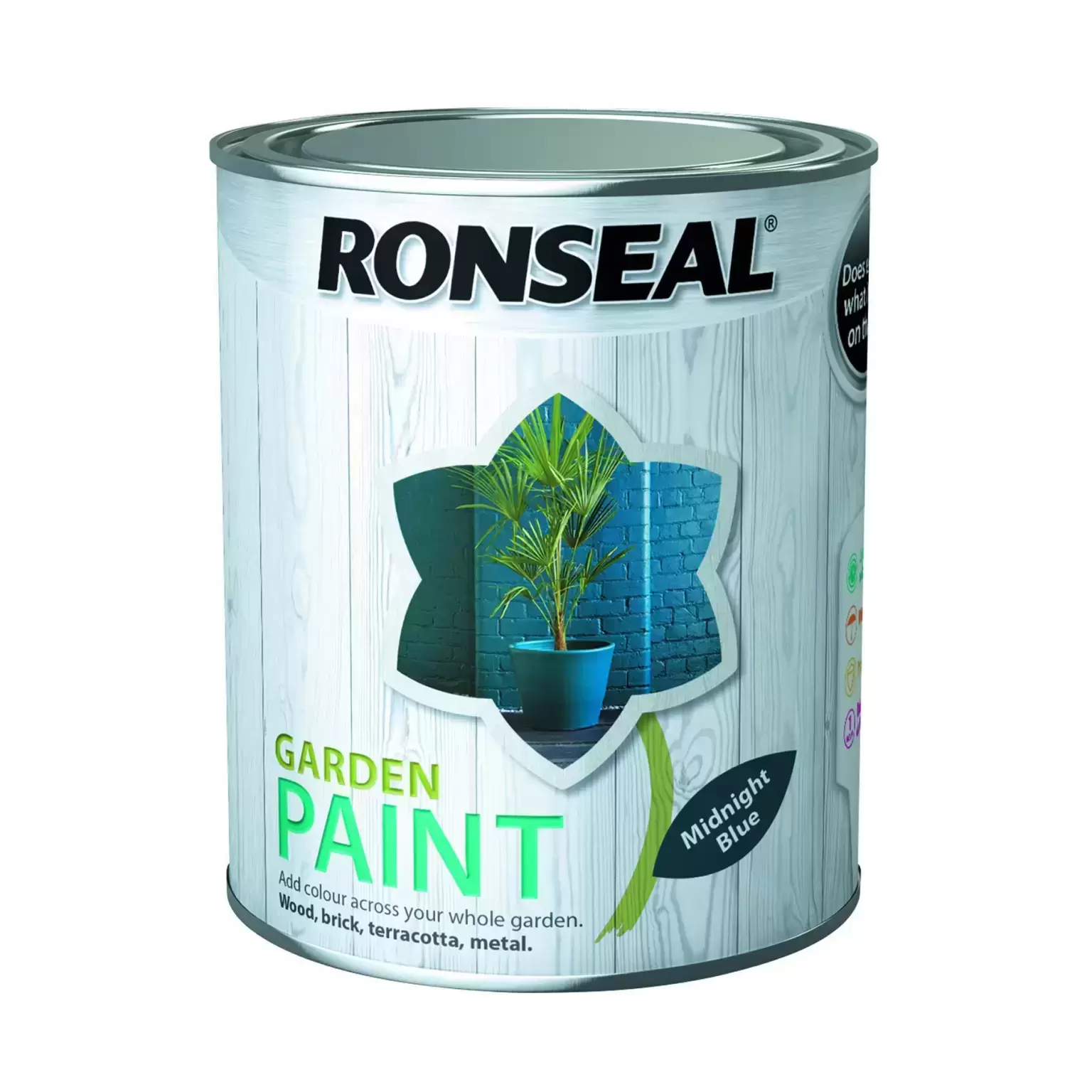 Ronseal Garden Paint Midnight Blue 750ml 3 Ronseal Garden Paint Midnight Blue 750ml