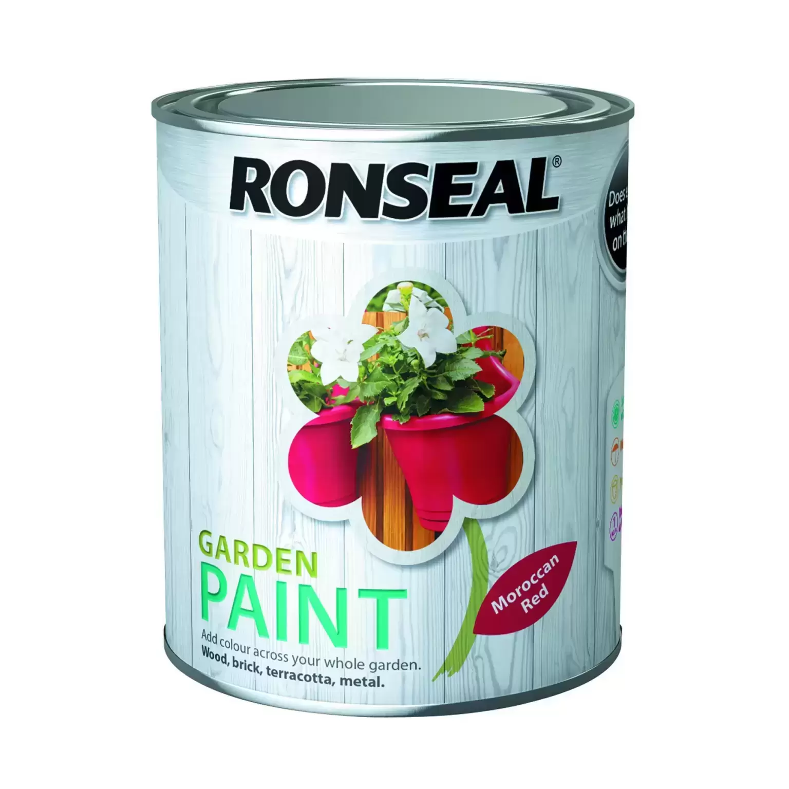 Ronseal Garden Paint Moroccan Red 750ml 3 Ronseal Garden Paint Moroccan Red 750ml