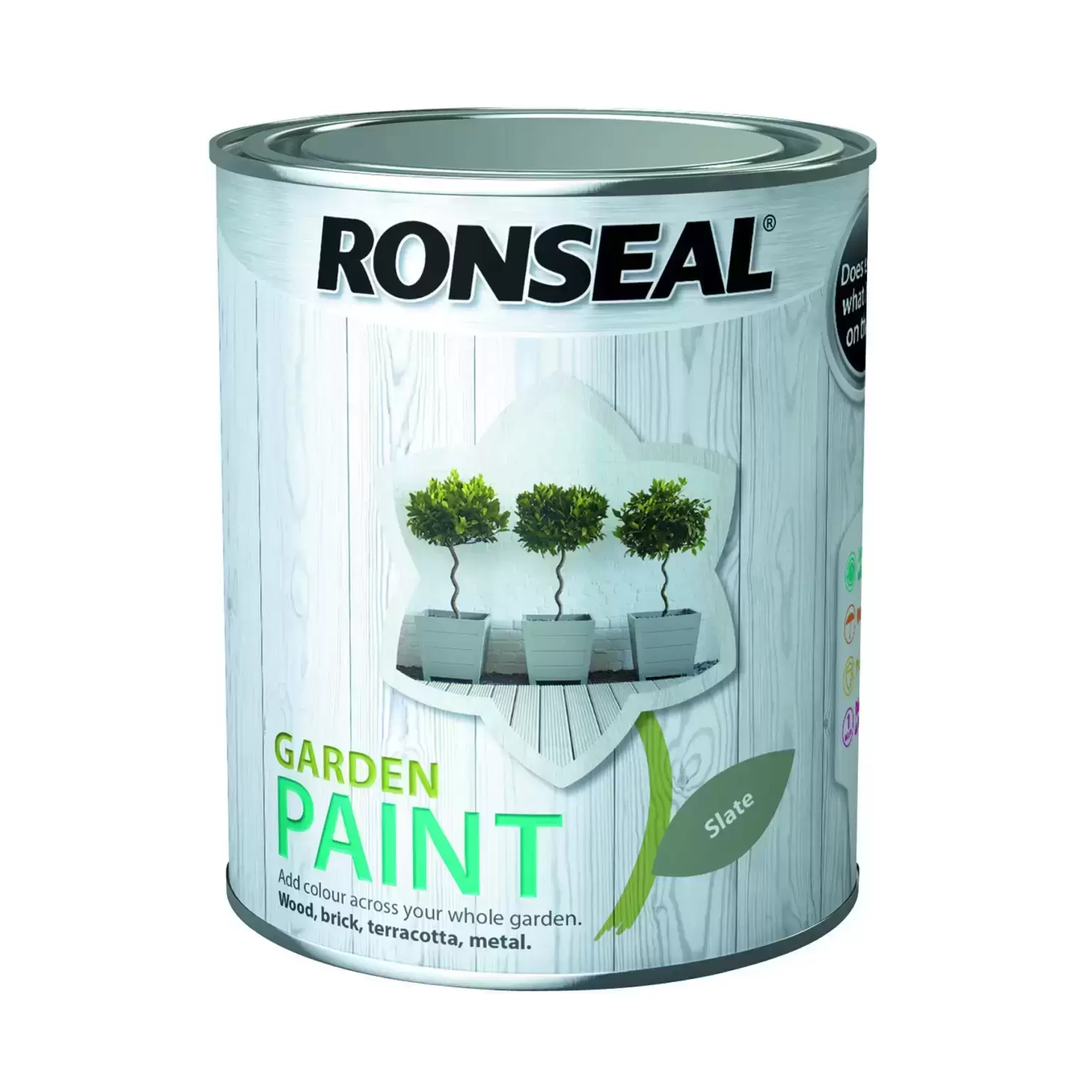 Ronseal Garden Paint Slate 2.5L 3 Ronseal Garden Paint Slate 2.5L