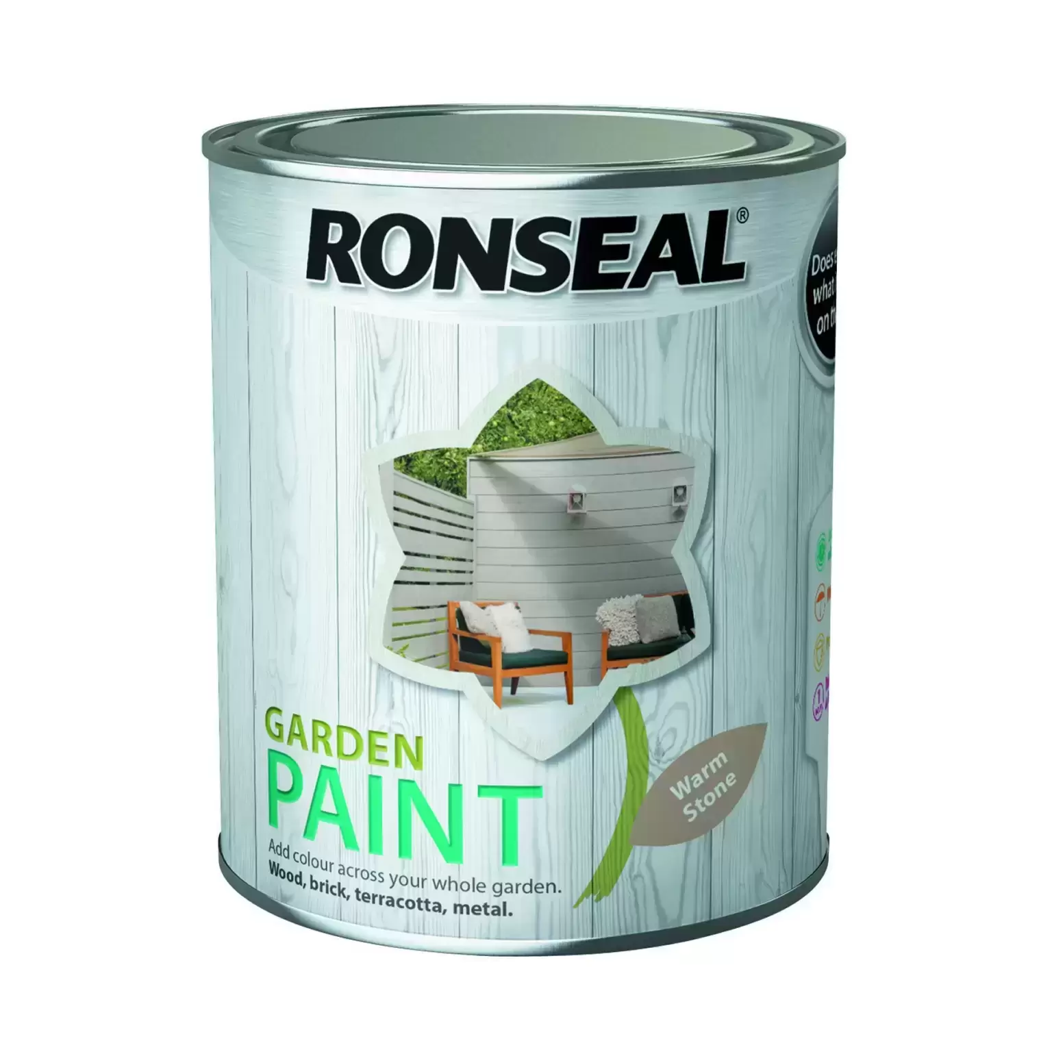 Ronseal Garden Paint Warm Stone 2.5L 3 Ronseal Garden Paint Warm Stone 2.5L