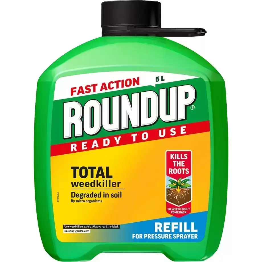 Roundup Total Weedkiller Pump N Go 5L Refill 3 Roundup Total Weedkiller Pump N Go 5L Refill