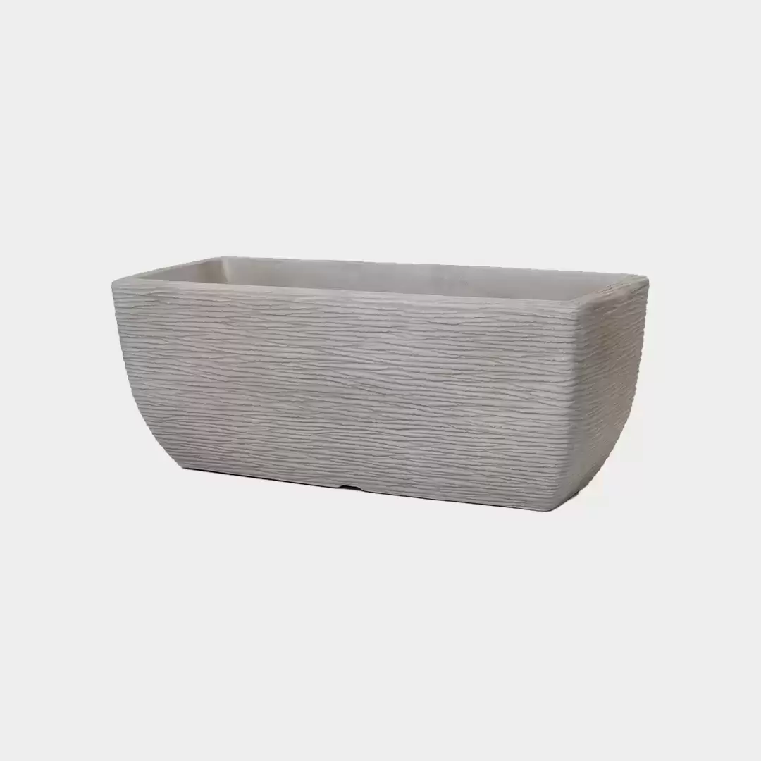 Stewart Cotswold Planter Trough 60cm Limestone Grey 3 Stewart Cotswold Planter Trough 60cm Limestone Grey