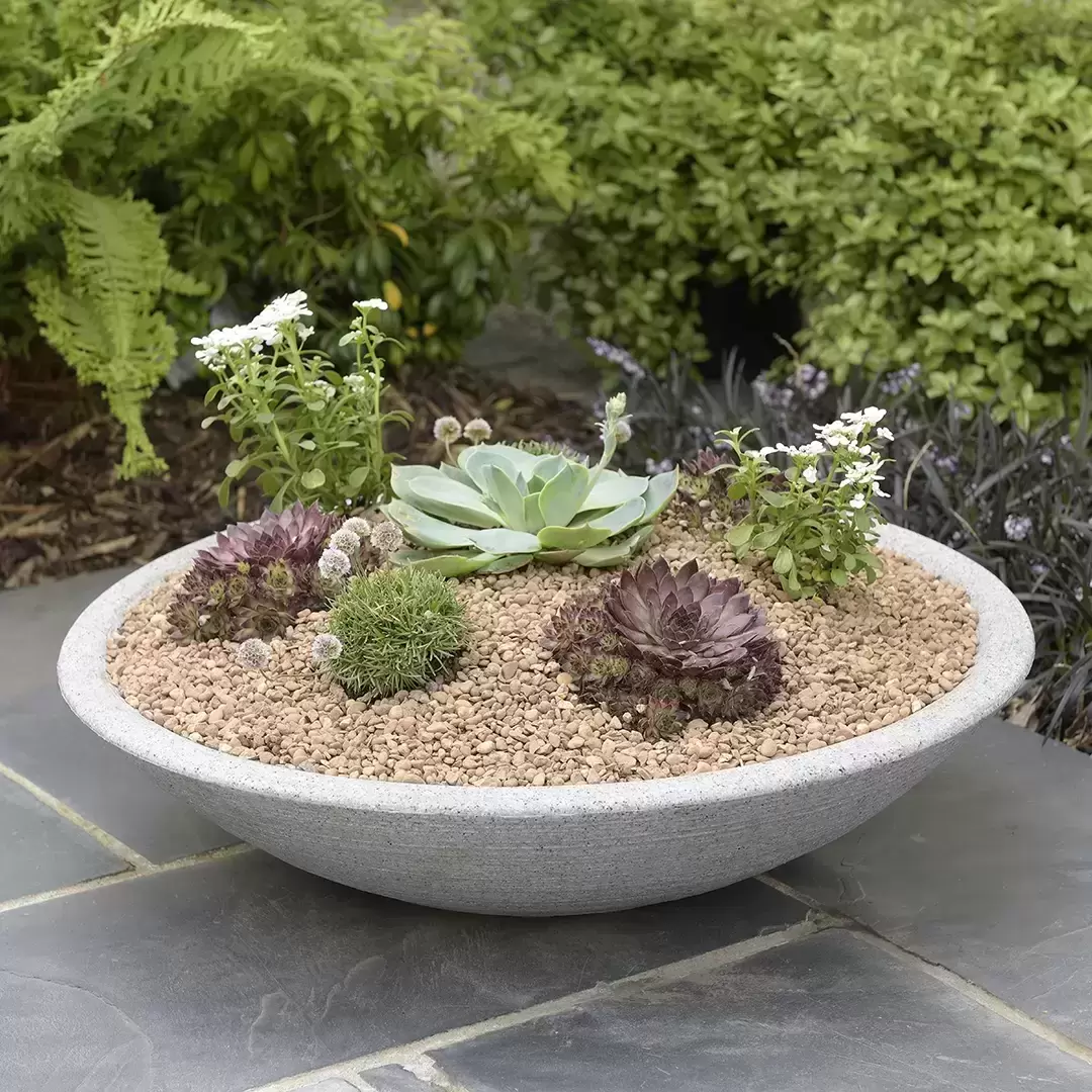 Stewart Varese Low Bowl 60cm Alpine Grey 4 Stewart Varese Low Bowl 60cm Alpine Grey - Image 2