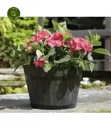 Whiskey Barrel Planter - Medium