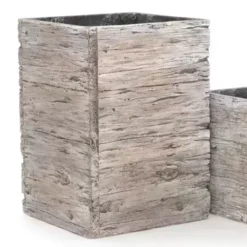 Woodlodge Driftwood Tall Pot 19cm