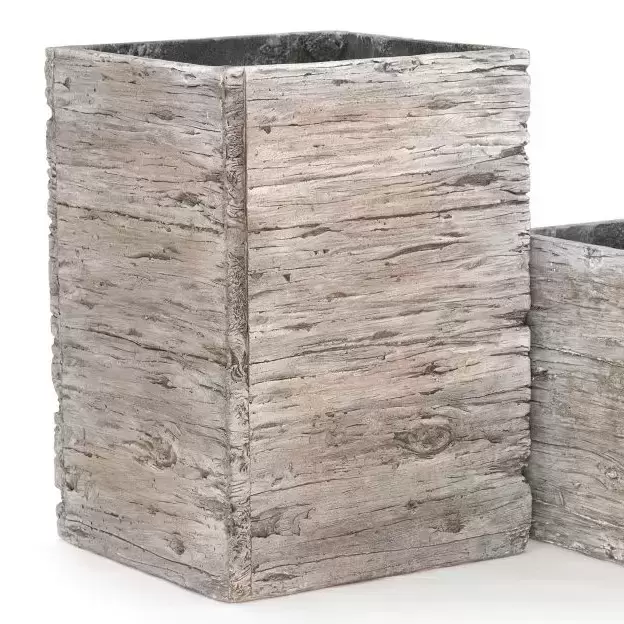 Woodlodge Driftwood Tall Pot 19cm 3 Woodlodge Driftwood Tall Pot 19cm