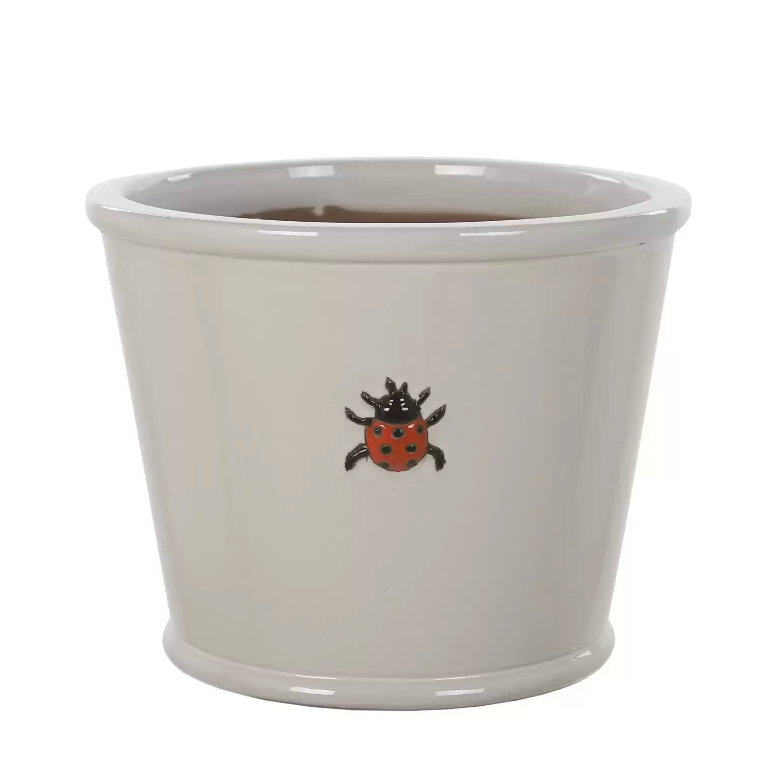Woodlodge Orange Ladybird Pot 19cm 3 Woodlodge Orange Ladybird Pot 19cm