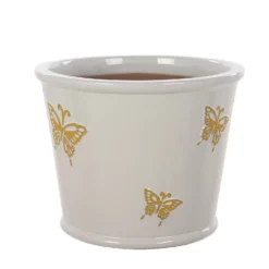 Woodlodge Yellow Butterfly Pot 19cm