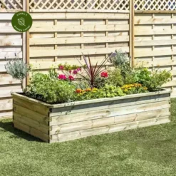 Zest Sleeper Raised Bed 1.8m X 0.9m X 0.45m